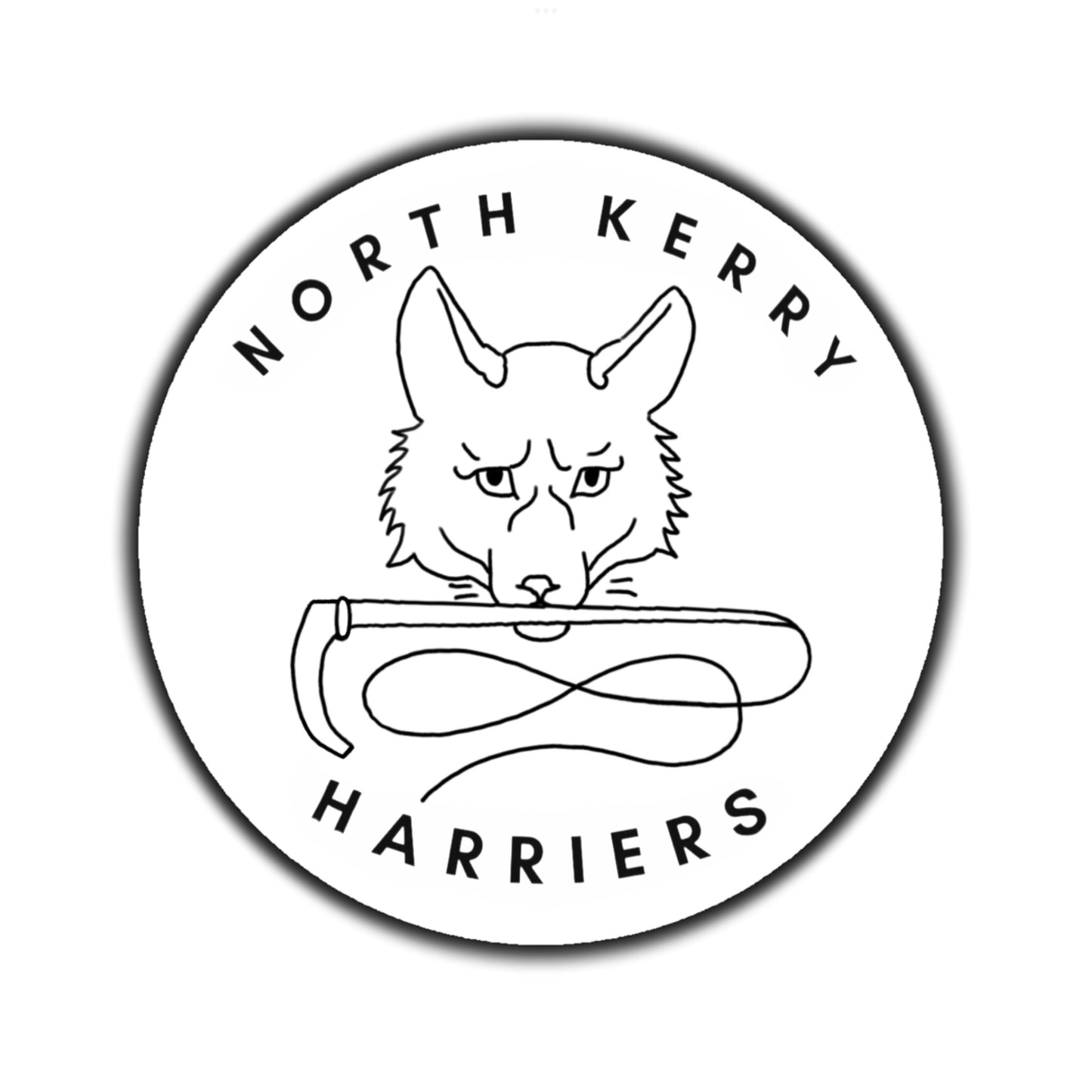 Black Engraved Hunt Buttons (Harriers - Ireland)