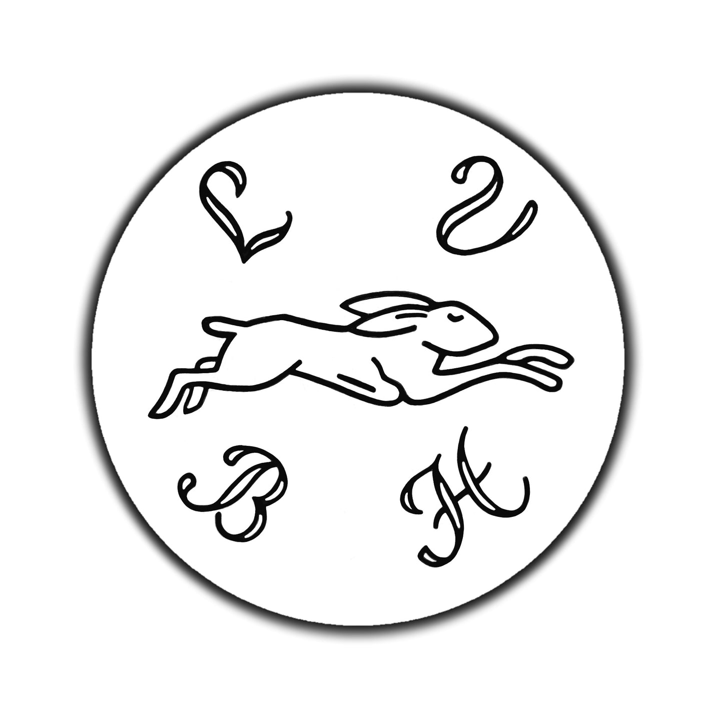 Brass Engraved Buttons (Basset Hounds - England and Wales)